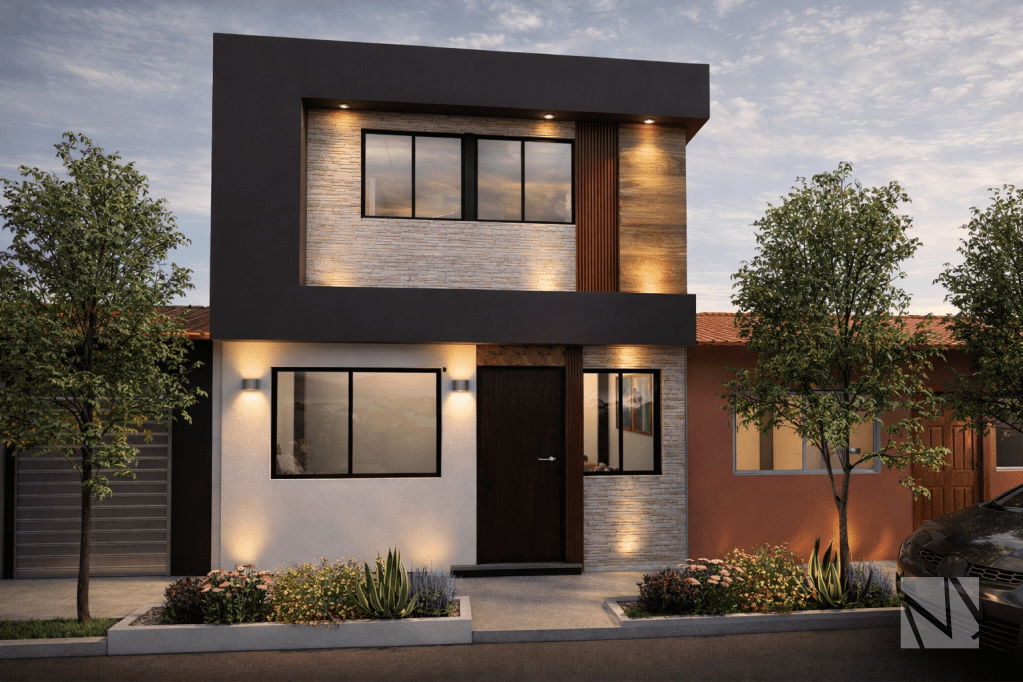 Proyecto residencial contemporáneo diseñado por Modulare Arquitectos en El Salvador, con arquitectura moderna, interiores minimalistas y espacios funcionales integrados.